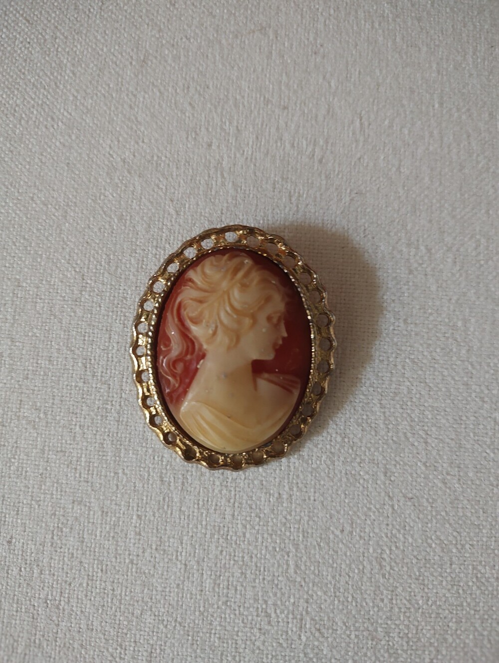 Classic Cameo Portrait Brooch